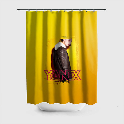 Шторка для ванной Yanix: Yellow Mood / 3D-принт – фото 1