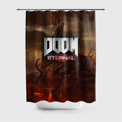 Шторка для ванной DOOM: Eternal / 3D-принт – фото 1