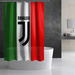 Шторка для душа Ronaldo Juve Italy, цвет: 3D-принт — фото 2