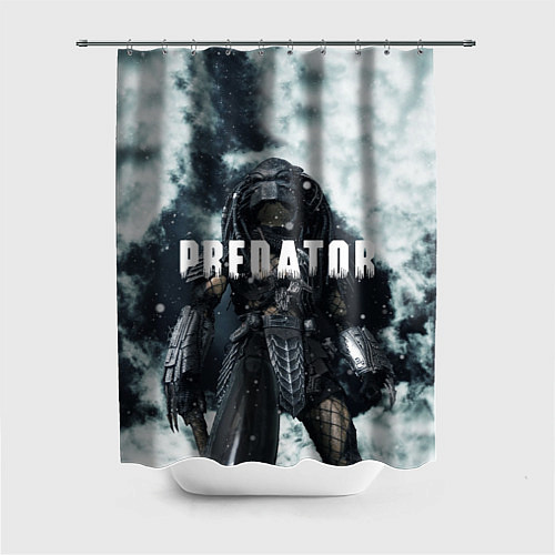 Шторка для ванной Winter Predator / 3D-принт – фото 1