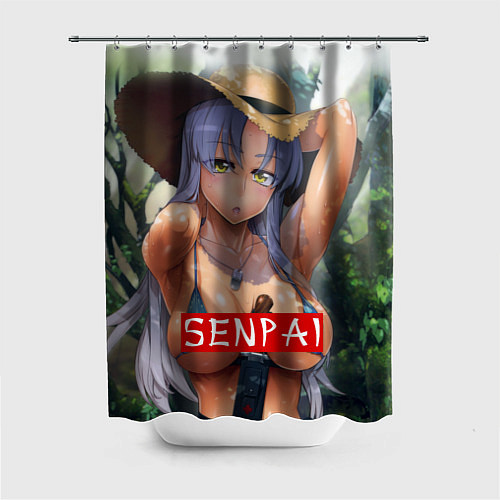 Шторка для ванной Senpai Sex / 3D-принт – фото 1