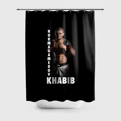 Шторка для ванной Хабиб: Дагестанский борец / 3D-принт – фото 1