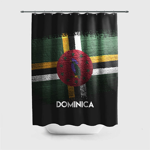 Шторка для ванной Dominica Style / 3D-принт – фото 1