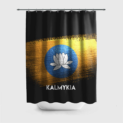 Шторка для ванной Kalmykia Style / 3D-принт – фото 1