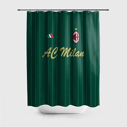 Шторка для душа AC Milan: Green Form, цвет: 3D-принт