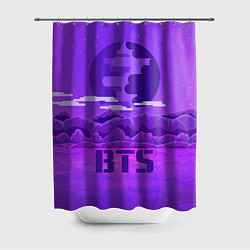 Шторка для ванной BTS: Violet Mountains