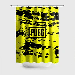 Шторка для душа PUBG: Yellow Stained, цвет: 3D-принт