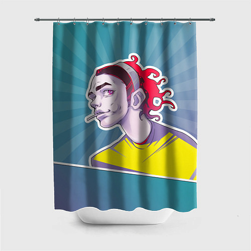 Шторка для ванной GONE Fludd / 3D-принт – фото 1