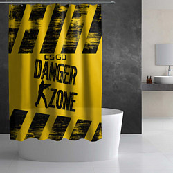 Шторка для душа Counter-Strike: Danger Zone, цвет: 3D-принт — фото 2
