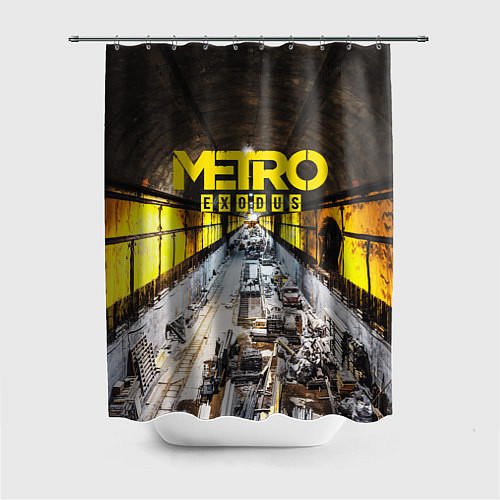 Шторка для ванной METRO EXODUS EXCLUSIVE / 3D-принт – фото 1