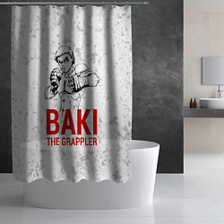 Шторка для душа Baki the Grappler, цвет: 3D-принт — фото 2