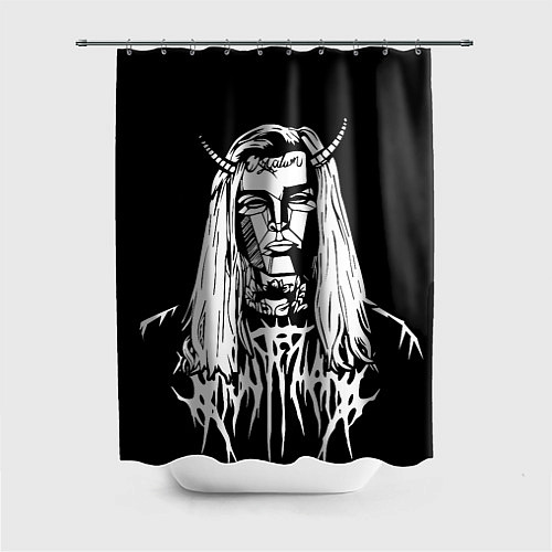 Шторка для ванной Ghostemane: Devil / 3D-принт – фото 1