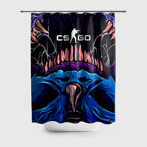 Шторка для ванной CS:GO Hyper Beast Skin / 3D-принт – фото 1