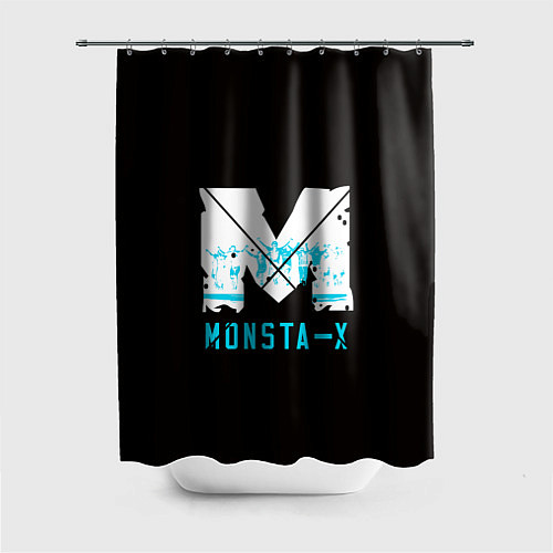 Шторка для ванной MONSTA X / 3D-принт – фото 1