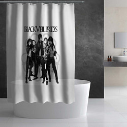 Шторка для душа Black Veil Brides, цвет: 3D-принт — фото 2