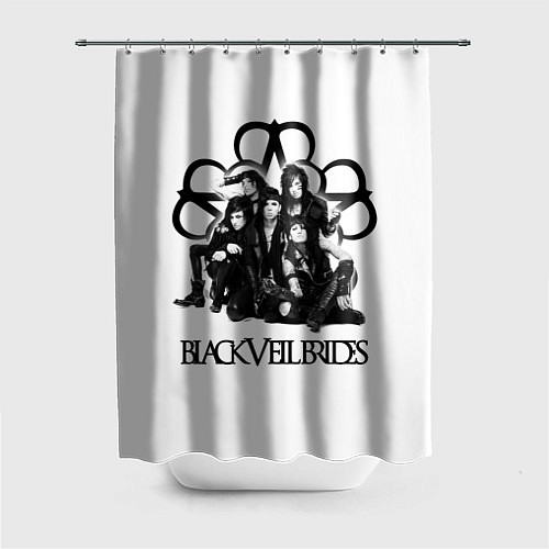 Шторка для ванной Black Veil Brides: Knives and Pens / 3D-принт – фото 1