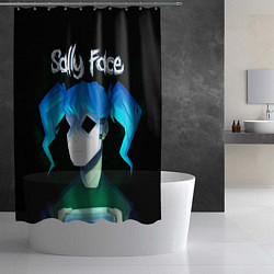Шторка для душа Sally Face: Light Silhouette, цвет: 3D-принт — фото 2
