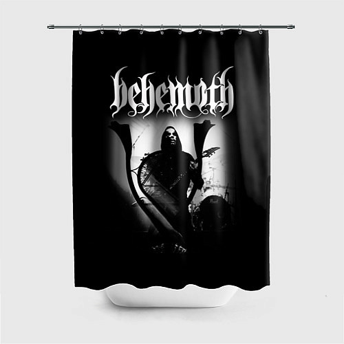 Шторка для ванной Behemoth: Black Metal / 3D-принт – фото 1