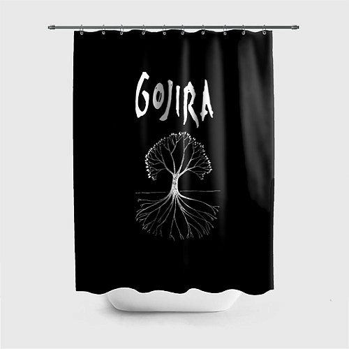 Шторка для ванной Gojira: Tree / 3D-принт – фото 1