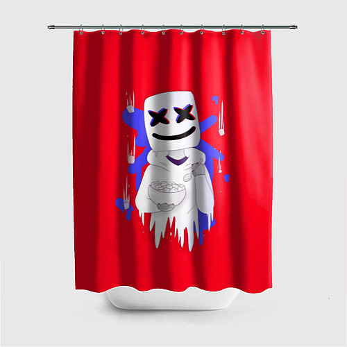 Шторка для ванной Marshmello: New Era / 3D-принт – фото 1