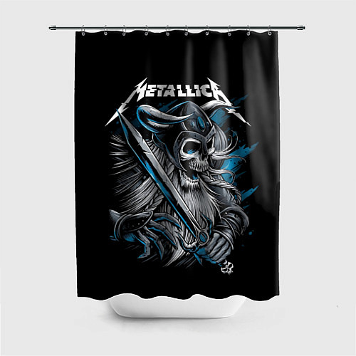 Шторка для ванной Metallica / 3D-принт – фото 1