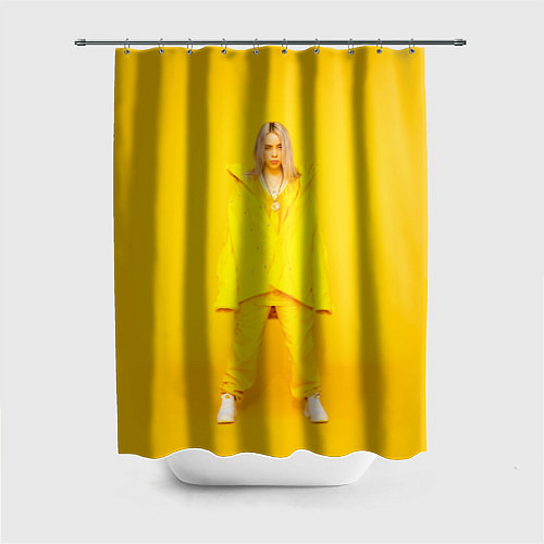 Шторка для ванной Billie Eilish / 3D-принт – фото 1