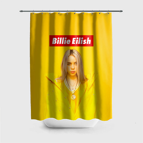 Шторка для ванной Billie Eilish: MyBoi / 3D-принт – фото 1