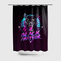 Шторка для ванной Black Panther 80s