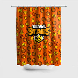 Шторка для ванной Brawl Stars: Orange Team