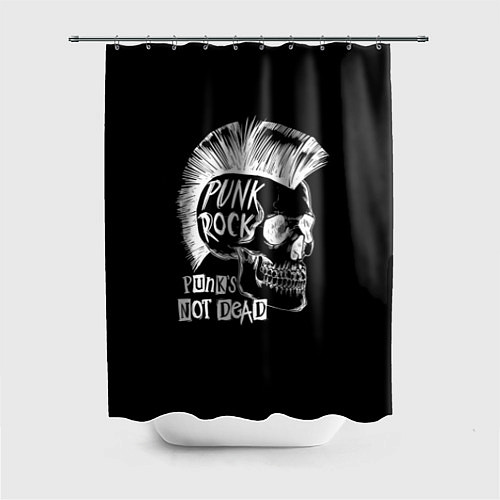 Шторка для ванной Панки не умирают / 3D-принт – фото 1