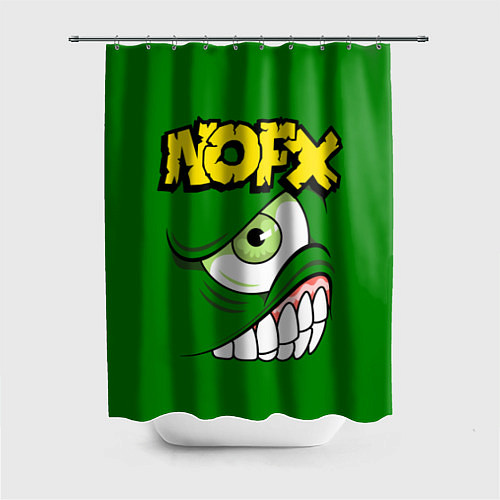 Шторка для ванной NOFX Face / 3D-принт – фото 1
