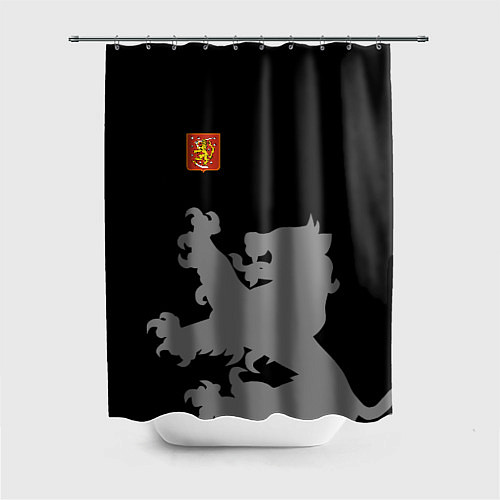 Шторка для ванной Сборная Финляндии / 3D-принт – фото 1