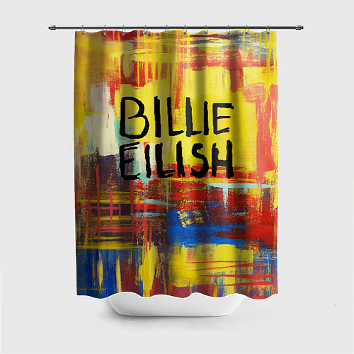 Шторка для ванной Billie Eilish: Art / 3D-принт – фото 1
