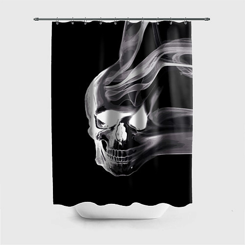 Шторка для ванной Wind - smoky skull / 3D-принт – фото 1