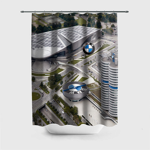 Шторка для ванной BMW city / 3D-принт – фото 1
