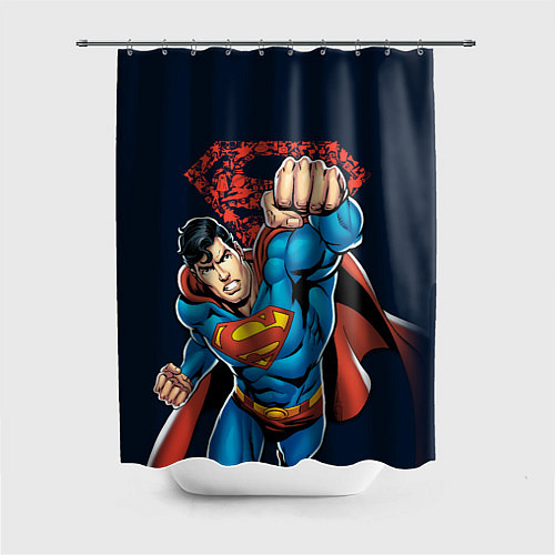 Шторка для ванной Superman / 3D-принт – фото 1