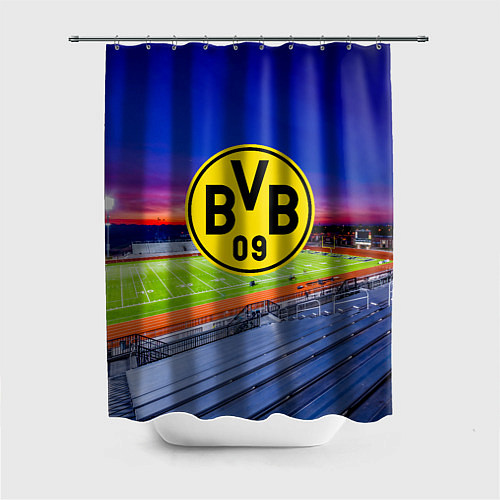 Шторка для ванной FC Borussia / 3D-принт – фото 1