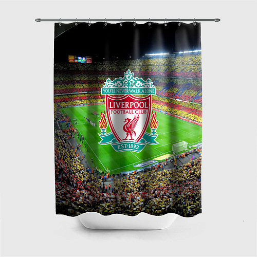 Шторка для ванной FC Liverpool / 3D-принт – фото 1