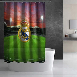 Шторка для душа FC Real Madrid, цвет: 3D-принт — фото 2