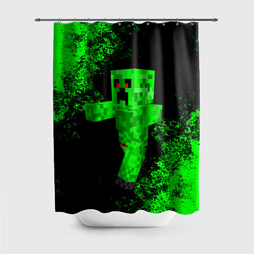 Шторка для ванной MINECRAFT / 3D-принт – фото 1