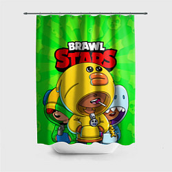 Шторка для ванной BRAWL STARS LEON