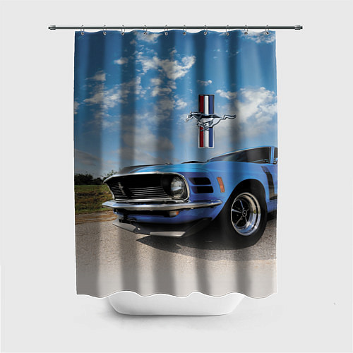 Шторка для ванной Mustang / 3D-принт – фото 1