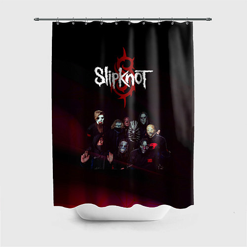 Шторка для ванной Slipknot / 3D-принт – фото 1