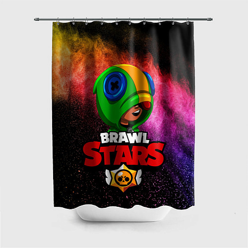 Шторка для ванной Brawl Stars - Leon / 3D-принт – фото 1