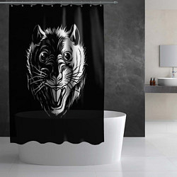 Шторка для душа Стальная крыса, цвет: 3D-принт — фото 2