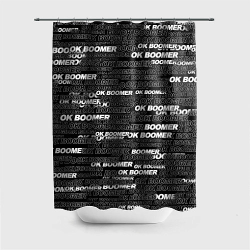 Шторка для ванной OK BOOMER / 3D-принт – фото 1