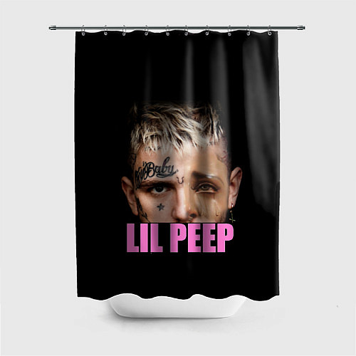 Шторка для ванной Lil Peep / 3D-принт – фото 1