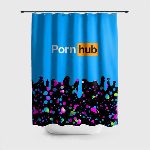 Шторка для ванной PornHub / 3D-принт – фото 1