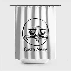 Шторка для душа Gusta Meme, цвет: 3D-принт