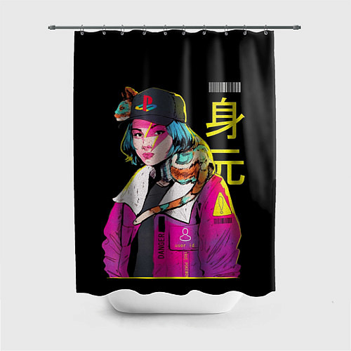 Шторка для ванной 2К Girl / 3D-принт – фото 1